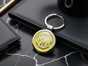 MG Car Key Ring Tuning Alloy Durable Build